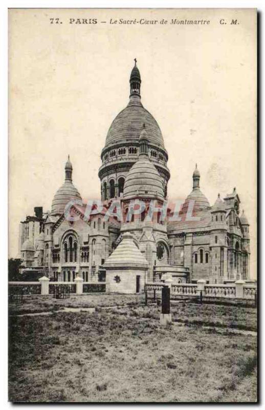 Paris - 18 - The Sacred Heart - Montmartre - Old Postcard