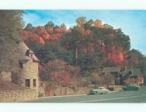 Unused 1950's OLD CARS AT PARK Hawks Nest Park - Anstead WV c7426-13