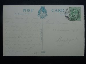 Wales MENAI STRAITS from ANGLESEY COLUMN c1910 Postcard by E.T.W. Dennis