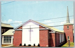 Ocean City Maryland 1950s Postcard Atlantic methodist Church