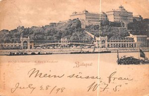 K Burg u Burgbazar Budapest Republic of Hungary 1898 