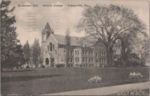 Postcard Bomberger Hall Ursinus College Collegeville PA