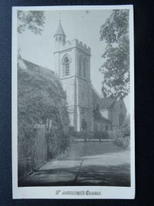 Kent Canterbury ST. AUGUSTINE'S CHURCH One Tree Hill - Old RP Postcard