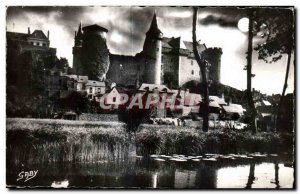 Old Postcard Vitre Chateau and Vilaine