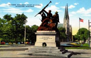 Wisconsin Milwaukee Court Of Honor Soldiers' Monument