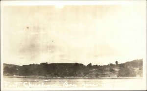 St. Thomas? Fort Christian Bay 1921 Real Photo Postcard