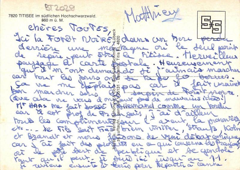 BT2029 Titisee im sudlichen Hochschwarzwald     Germany