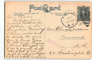 Kingston, New York - ARMORY - 1907 Postcard