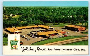 SOUTHEAST KANSAS CITY, MO Missouri ~ Roadside HOLIDAY INN c1950s Postcard