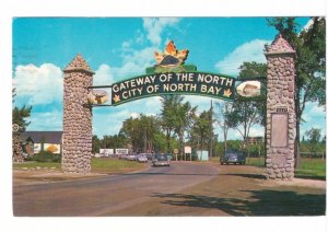 The Gateway Of The North, North Bay, Ontario, Vintage 1964 Chrome Postcard