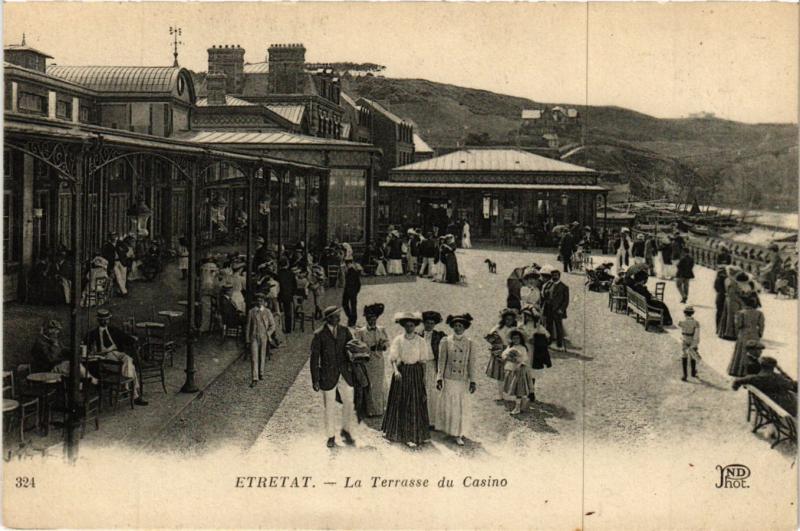 CPA ETRETAT-La Terrasse du Casino (347730)