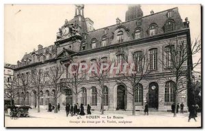 Old Postcard Rouen Stock Exchange