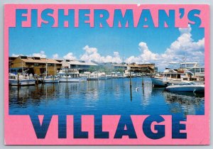 Fisherman's Village, Punta Gorda, Florida, 1996 Chrome Postcard