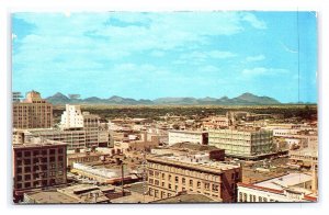 Downtown Phoenix Arizona Aerial View c1953 Postcard