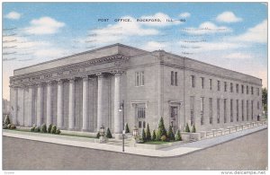 Post Office , ROCKFORD , Illinois , 1956