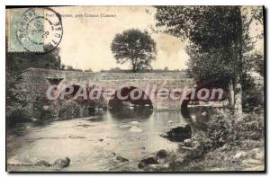 Postcard Old Bridge Charreau Prs Crozant