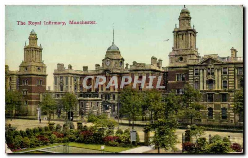 Old Postcard Great Britain Manchester Royal Infirmary The