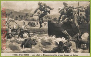 af6599 - LIBYA - VINTAGE POSTCARD - Italo-Turkish War-