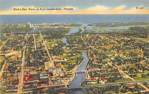 Bird's Eye View of Fort Lauderdale - Fort Lauderdale, Florida FL  