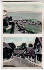 UK - England, Isle of Wight. Old Village & Tennis Courts, Shanklin  *RPPC