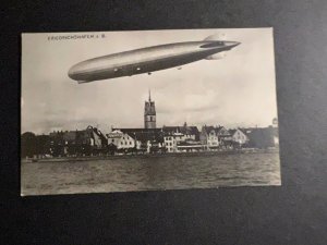 Mint Germany Zeppelin RPPC Postcard Aviation Airship Flight Friedrichshafen