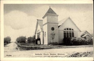 Guymon Oklahoma OK Methodist Church Vintage Postcard