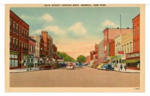 NY - Hornell. Main Street looking West