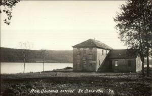 St. Clair ME Boucker's Cottage Real Photo Postcard