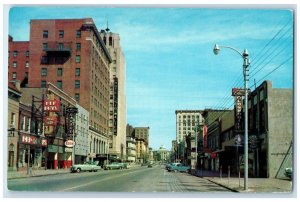 c1960 Fayetteville St. Downtown Raleigh Capitol Building North Carolina Postcard