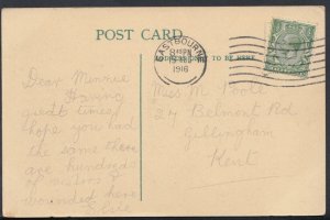 Genealogy Postcard - Poole - 27 Belmont Road, Gillingham, Kent - RF1055