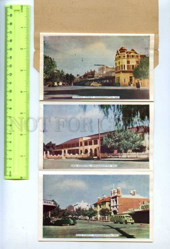 285341 AUSTRALIA Wangaratta Vintage booklet 12 views in cover