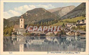 Postcard Old St Wolfgaang mit Schafberg