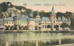 Belgium Dinant L'Hôtel de Ville et la Poste 04.77