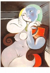 Nude Woman In A Red Armchair, By Pablo Picasso 
