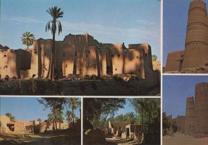 Villages Near Rhyadh Architecture Saudi Arabia Rare Arabic Postcard