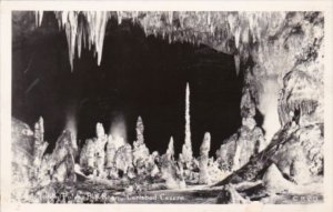 New Mexico Carlsbad Cavern Totem Pole Big Room Real Photo