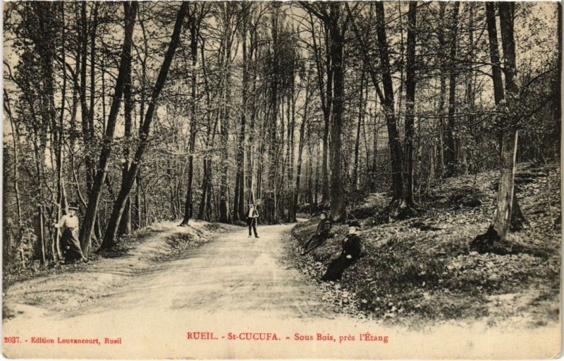 CPA RUEIL-MALMAISON Saint-Cucufa - Sous Bois pres l'Etang (1321931)