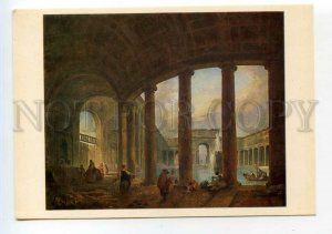 490804 1981 Hubert Robert Reservoir Surrounded by Colonnade Hermitage postcard