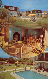 Santa Barbara California 1960s Postcard Ming Tree Motor Ranch