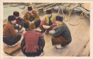 Netherlands Volendam Young Men In Local Costume