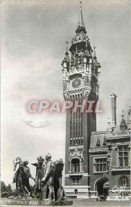 Modern Postcard Calais (P C) The Hotel de Ville (Louis Arch Debrower) and Six...