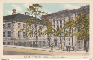 HALIFAX, Nova Scotia, Canada, 1900-1910's; Old And New Provincial Buildings