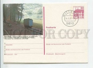 449896 GERMANY 1986 year Witten cancellation POSTAL stationery postcard