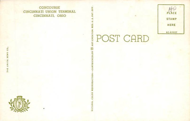 Concourse, Cincinnati Union Terminal Cincinnati, Ohio OH
