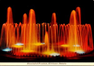 Canada Ontario Kitchener Illuminated Fountain