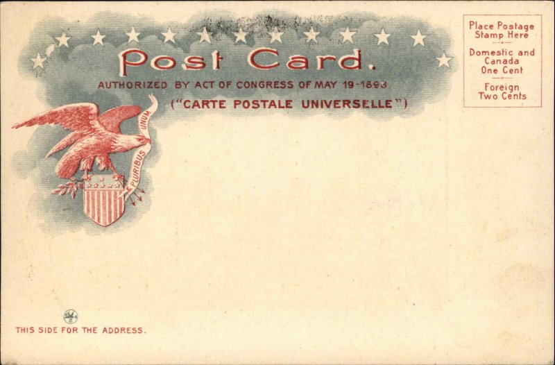 Lange Schwalbach Revolutionary War Postcard #2 PILGRIMS LANDING