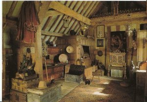 Gloucestershire Postcard - Snowshill Manor - Charles Wade's Bedroom  AB504