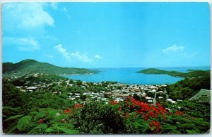 M-23055 General view of Charlotte Amalie St Thomas U S Virgin Islands