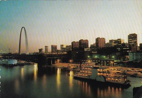 Saint Louis Riverfront At Twilight Washington DC