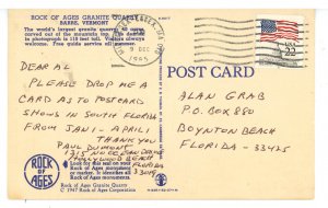 VT - Barre. Rock of Ages Granite Quarry